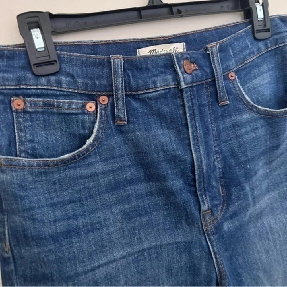NEW Madewell Blue The Perfect Vintage High Rise Crop Mom Jeans BellBrook - Picture 7 of 13